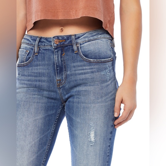 Vigoss Distressed Jagger Skinny Ankle Jeans | Size 32 - Picture 8 of 9